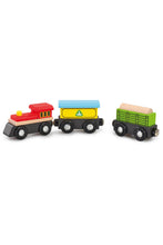 
                        
                          Load image into Gallery viewer, Early Learning Centre Wooden Train and Carriages
                        
                      