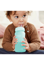 
                        
                          Load image into Gallery viewer, Every Day Baby Glass Straw Bottle Healthy + 240ml Mint Green 5
                        
                      
