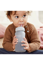 
                        
                          Load image into Gallery viewer, Every Day Baby Glass Straw Bottle Healthy + 240ml quiet grey 5
                        
                      