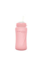 
                        
                          Load image into Gallery viewer, Every Day Baby Glass Straw Bottle Healthy + 240ml Rose Pink 1
                        
                      