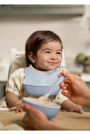 Babybjörn Baby Feeding Set, 3 Pcs - Powder Blue