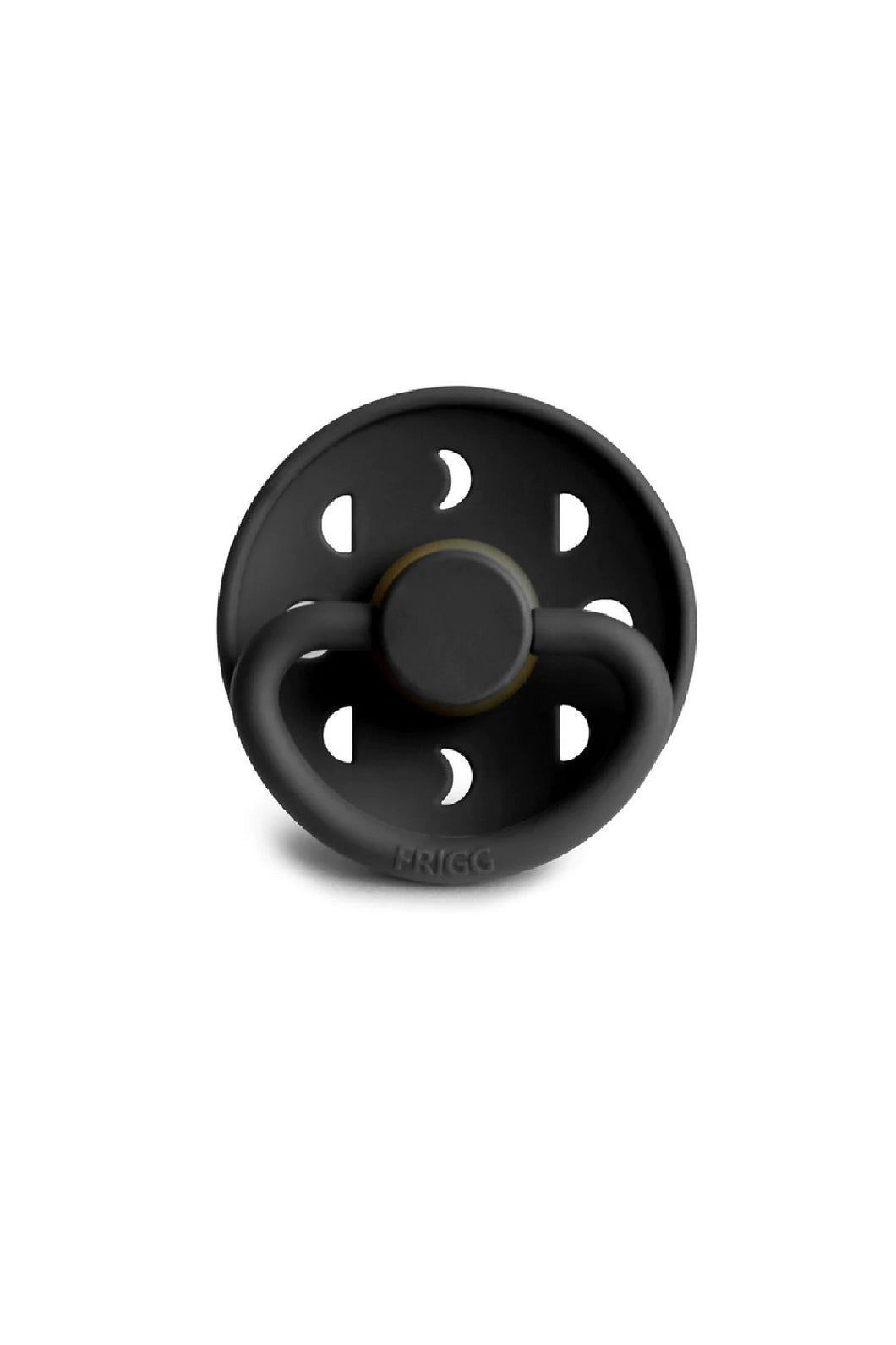 Frigg Moon Natural Rubber Pacifier - Jet Black