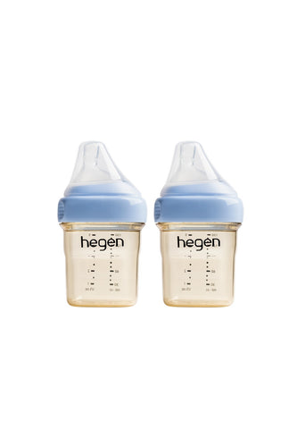 Hegen Pcto™ 150ml/5oz Feeding Bottle PPSU, 2 pack - Blue 1