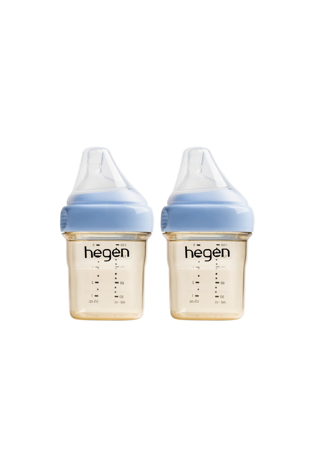 Hegen Pcto™ 150ml/5oz Feeding Bottle PPSU, 2 pack - Blue 1