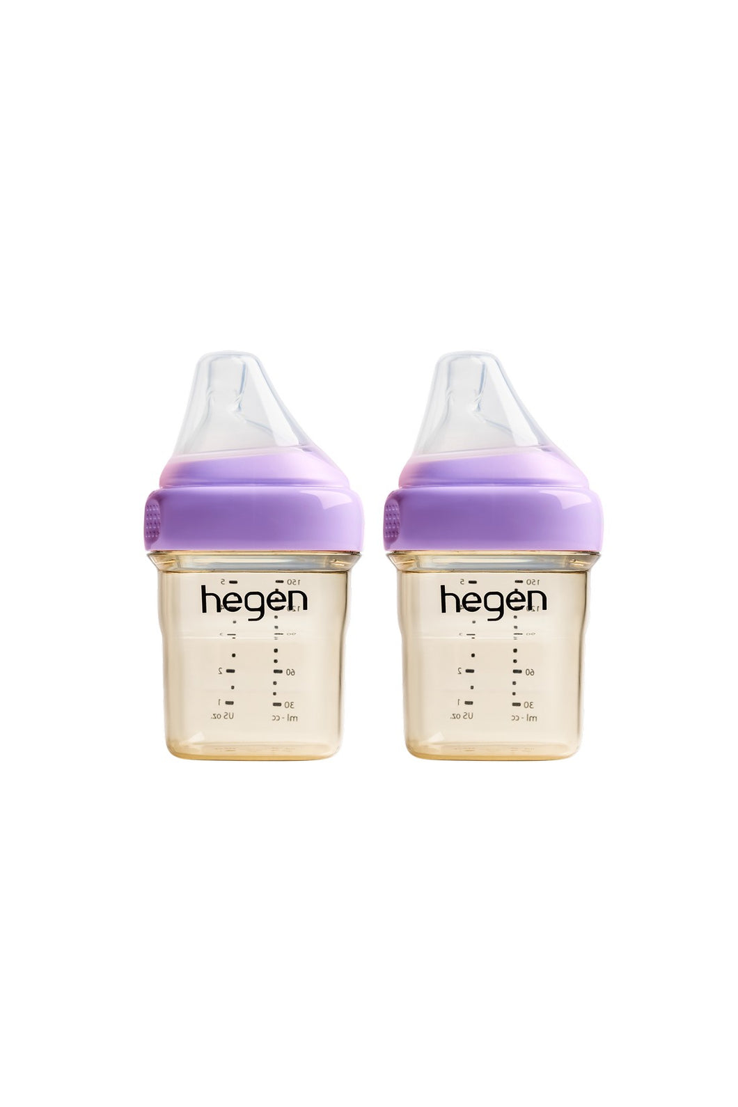 Hegen Pcto™ 150ml/5oz Feeding Bottle PPSU, 2 pack - Purple 1