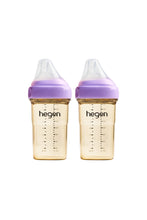 
                        
                          Load image into Gallery viewer, Hegen Pcto™ 240ml/8oz Feeding Bottle PPSU, 2 pack - Purple 1
                        
                      