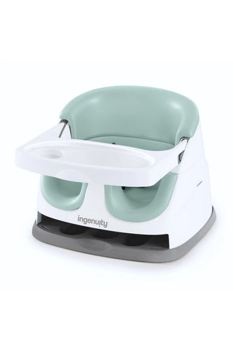 Ingenuity Baby Base 2-in-1 Booster Feeding and Floor Seat Mist 1