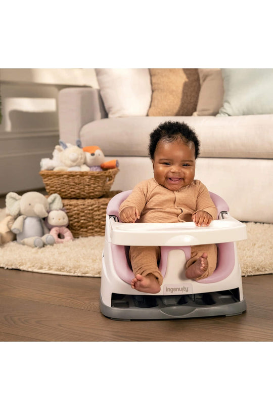 Pink Ingenuity Feeding Seat Ingenuity Baby Base 2-in-1 Booster