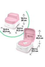 
                        
                          Load image into Gallery viewer, Ingenuity Prepare to Potty 3-in-1 System - Pink
                        
                      