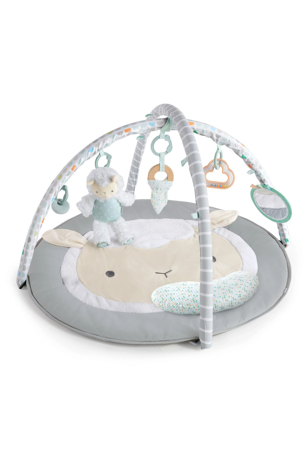 FREE GIFT - Ingenuity Sheppys Spot Ultra Plush Baby Activity Gym & Tummy Time Mat, Corrie