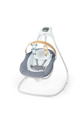 Ingenuity Simple Comfort Compact Soothing Swing - Chambray 1