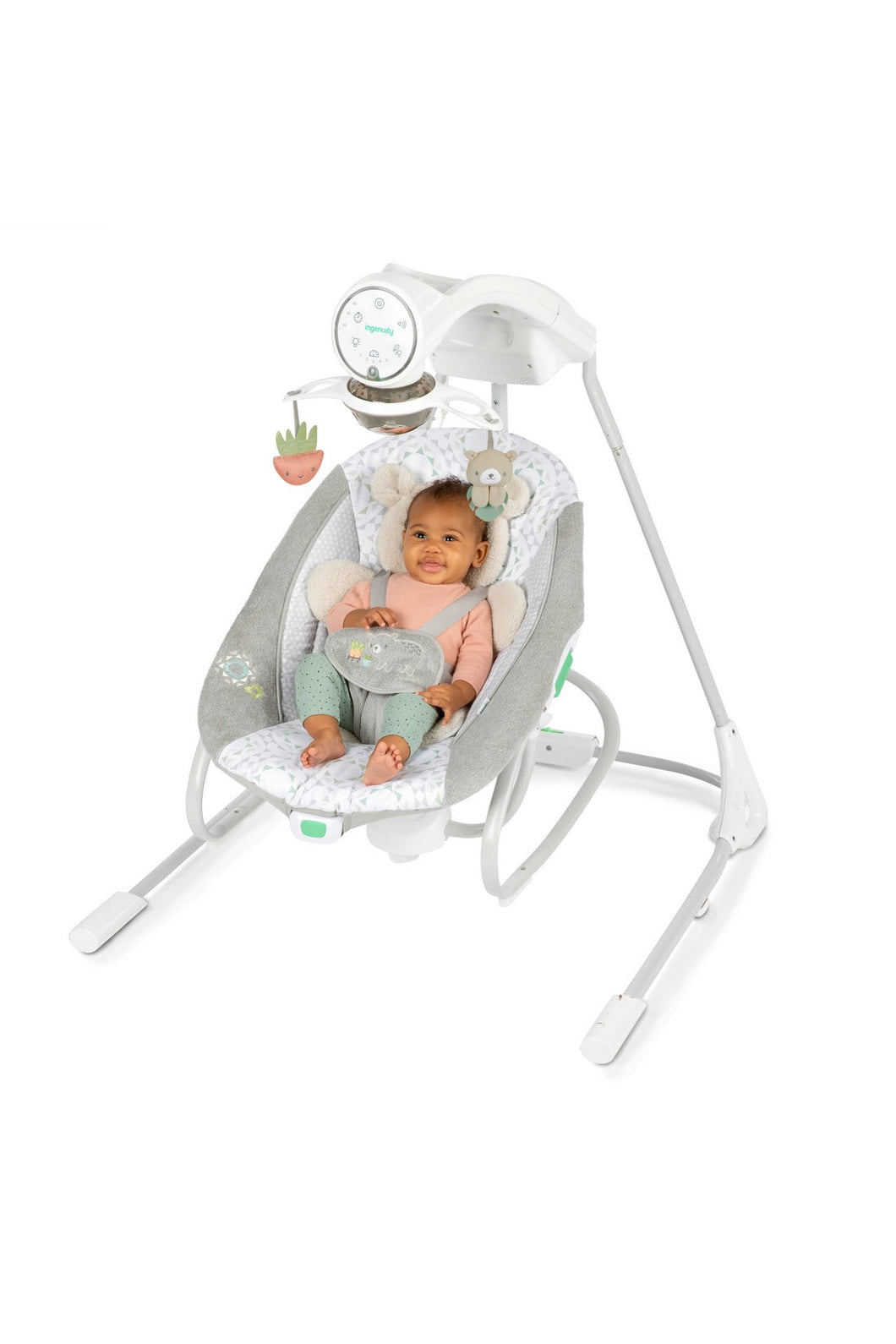 Ingenuity InLighten Soothing Swing & Rocker - Nate 1