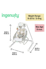 
                        
                          Load image into Gallery viewer, Ingenuity InLighten Soothing Swing &amp; Rocker - Nate 5
                        
                      