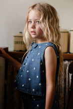 
                        
                          Load image into Gallery viewer, Jamie Kay Etta Top - Josie Floral Denim
                        
                      