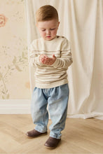 
                        
                          Load image into Gallery viewer, Jamie Kay Malcolm Knitted Jumper - Malcolm Stripe Cloud/Brioche
                        
                      