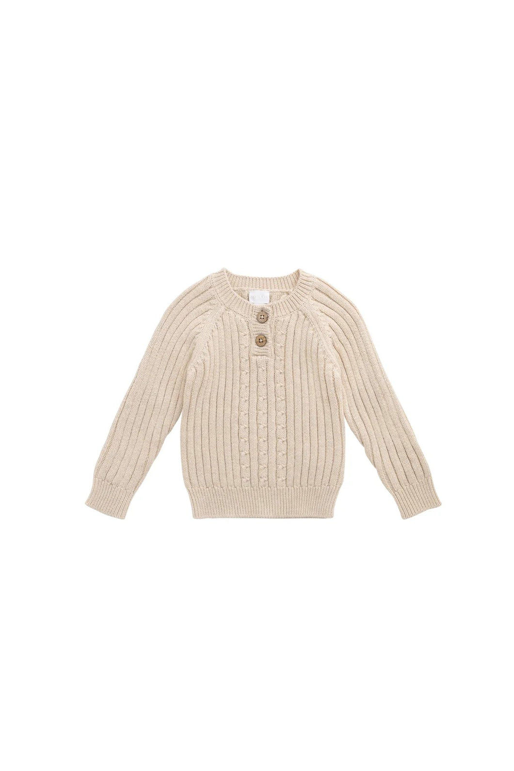 Jamie Kay Nathaniel Jumper - Oatmeal Marle