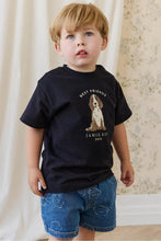 
                        
                          Load image into Gallery viewer, Jamie Kay Organic Cotton Bjorn Tee - Dark Navy Best Friends
                        
                      