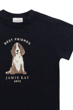 
                        
                          Load image into Gallery viewer, Jamie Kay Organic Cotton Bjorn Tee - Dark Navy Best Friends
                        
                      