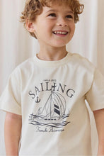 
                        
                          Load image into Gallery viewer, Jamie Kay Organic Cotton Bjorn Tee - French Riviera Eclipse
                        
                      