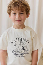 
                        
                          Load image into Gallery viewer, Jamie Kay Organic Cotton Bjorn Tee - French Riviera Eclipse
                        
                      