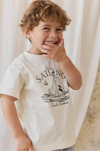 
                        
                          Load image into Gallery viewer, Jamie Kay Organic Cotton Bjorn Tee - French Riviera Eclipse
                        
                      