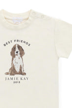 
                        
                          Load image into Gallery viewer, Jamie Kay Organic Cotton Bjorn Tee - Parchment Best Friends
                        
                      