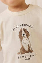 
                        
                          Load image into Gallery viewer, Jamie Kay Organic Cotton Bjorn Tee - Parchment Best Friends
                        
                      