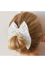
                        
                          Load image into Gallery viewer, Jamie Kay Organic Cotton Bow - Daphne Egret
                        
                      