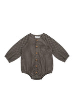 
                        
                          Load image into Gallery viewer, Jamie Kay Organic Cotton Ellis Playsuit - Coffee Grid
                        
                      