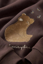 
                        
                          Load image into Gallery viewer, Jamie Kay Organic Cotton Hayes Sweatshirt - Raku Honeybee Bear
                        
                      