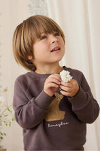 
                        
                          Load image into Gallery viewer, Jamie Kay Organic Cotton Hayes Sweatshirt - Raku Honeybee Bear
                        
                      