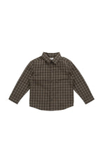 
                        
                          Load image into Gallery viewer, Jamie Kay Organic Cotton Isaiah Shirt - Variegated Grid Tarmac
                        
                      