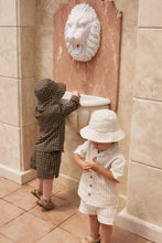 
                        
                          Load image into Gallery viewer, Jamie Kay Organic Cotton Isaiah Shirt - Variegated Grid Tarmac
                        
                      