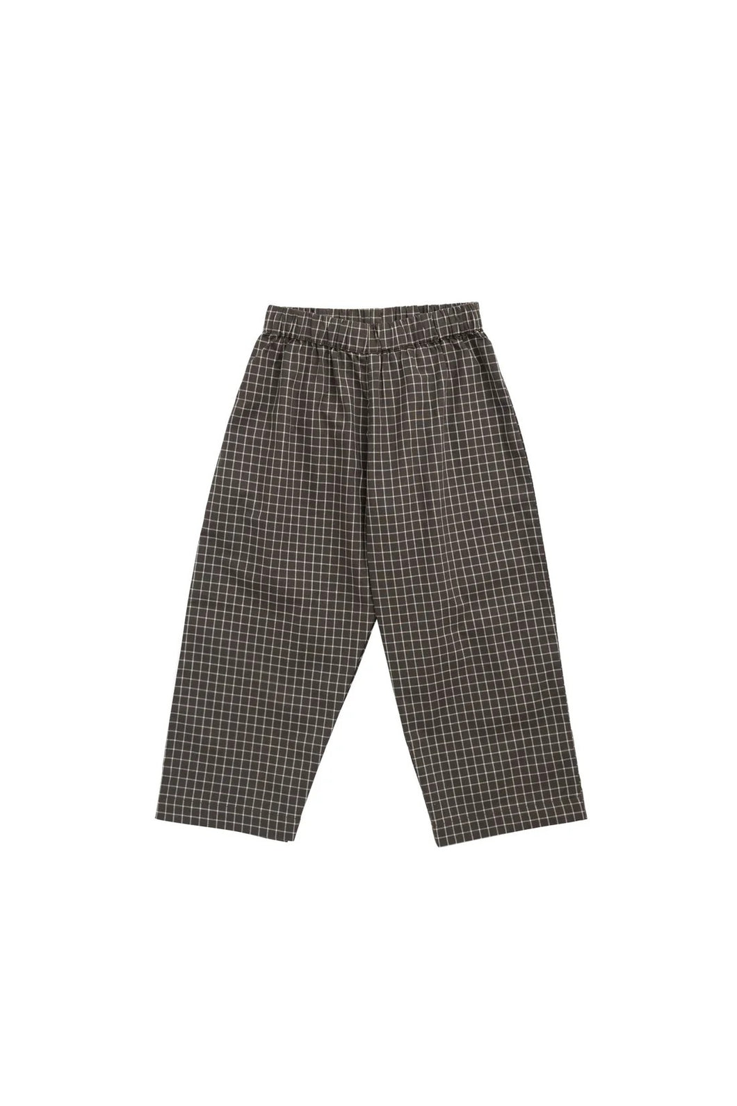 Jamie Kay Organic Cotton Kingston Pant - Coffee Grid