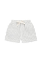 
                        
                          Load image into Gallery viewer, Jamie Kay Organic Cotton Louis Short - Mini Pinstripe Parchment / Dawn
                        
                      