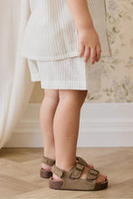 
                        
                          Load image into Gallery viewer, Jamie Kay Organic Cotton Louis Short - Mini Pinstripe Parchment / Dawn
                        
                      