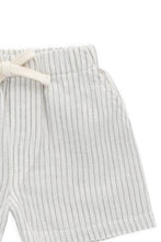 
                        
                          Load image into Gallery viewer, Jamie Kay Organic Cotton Louis Short - Mini Pinstripe Parchment / Dawn
                        
                      