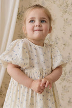 
                        
                          Load image into Gallery viewer, Jamie Kay Organic Cotton Muslin Frannie Dress - Molly Blue
                        
                      