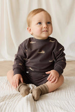 
                        
                          Load image into Gallery viewer, Jamie Kay Organic Cotton Peyton Sweatshirt - Pilot Planes Bistre
                        
                      