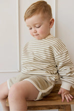 
                        
                          Load image into Gallery viewer, Jamie Kay Organic Cotton Peyton Sweatshirt - Slim Stripe Sandy Brown/Cloud
                        
                      