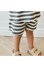 
                        
                          Load image into Gallery viewer, Jamie Kay Organic Cotton Waffle Leith Short - Oliver Stripe Atlantic/Cloud
                        
                      