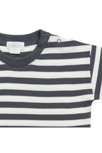 
                        
                          Load image into Gallery viewer, Jamie Kay Organic Cotton Waffle Leith Tee - Oliver Stripe Atlantic/Cloud
                        
                      