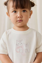 
                        
                          Load image into Gallery viewer, Jamie Kay Pima Cotton Mimi Top - Parchment Bow Kitty
                        
                      