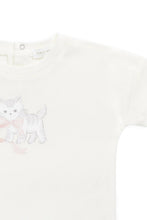 
                        
                          Load image into Gallery viewer, Jamie Kay Pima Cotton Mimi Top - Parchment Bow Kitty
                        
                      