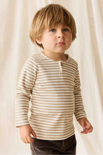 
                        
                          Load image into Gallery viewer, Jamie Kay Pima Cotton Shae Top - Slim Stripe Brioche/Cloud
                        
                      