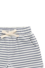 
                        
                          Load image into Gallery viewer, Jamie Kay Pima Cotton Wesley Short - Narrow Stripe Dawn / Cloud
                        
                      