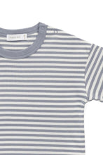 
                        
                          Load image into Gallery viewer, Jamie Kay Pima Cotton Wesley Tee - Narrow Stripe Dawn / Cloud
                        
                      