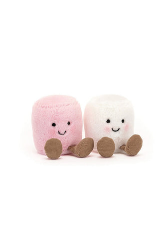 Jellycat Amuseable Pink And White Marshmallows 1