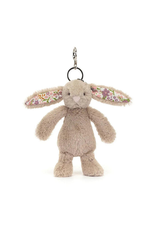 ぬいぐるみ  Blossom Beige 'Petal' Bag Charm Jellycat Blossom Beige Bunny 'Petal' Bag Charm Online - mothercare