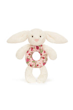 
                        
                          Load image into Gallery viewer, Jellycat Blossom Cream Bunny &#39;Berry&#39; Ring Rattle
                        
                      